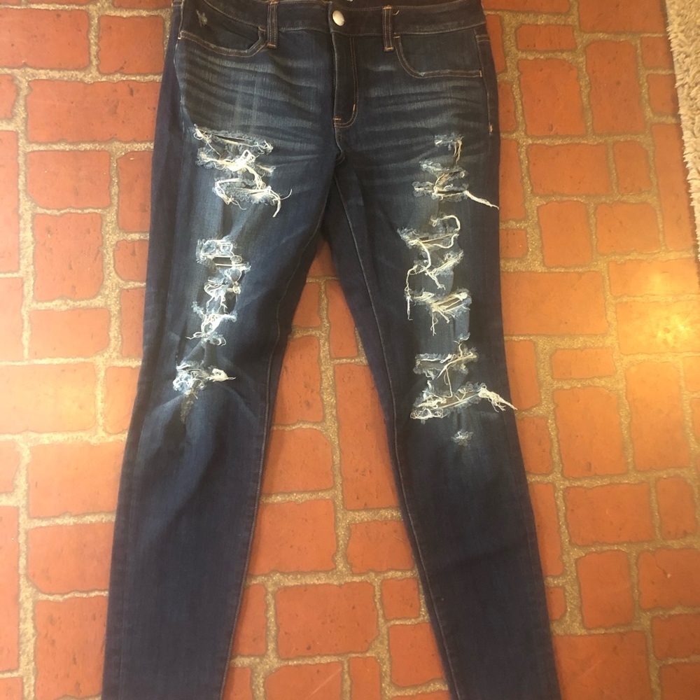 American Eagle destroyed jegging